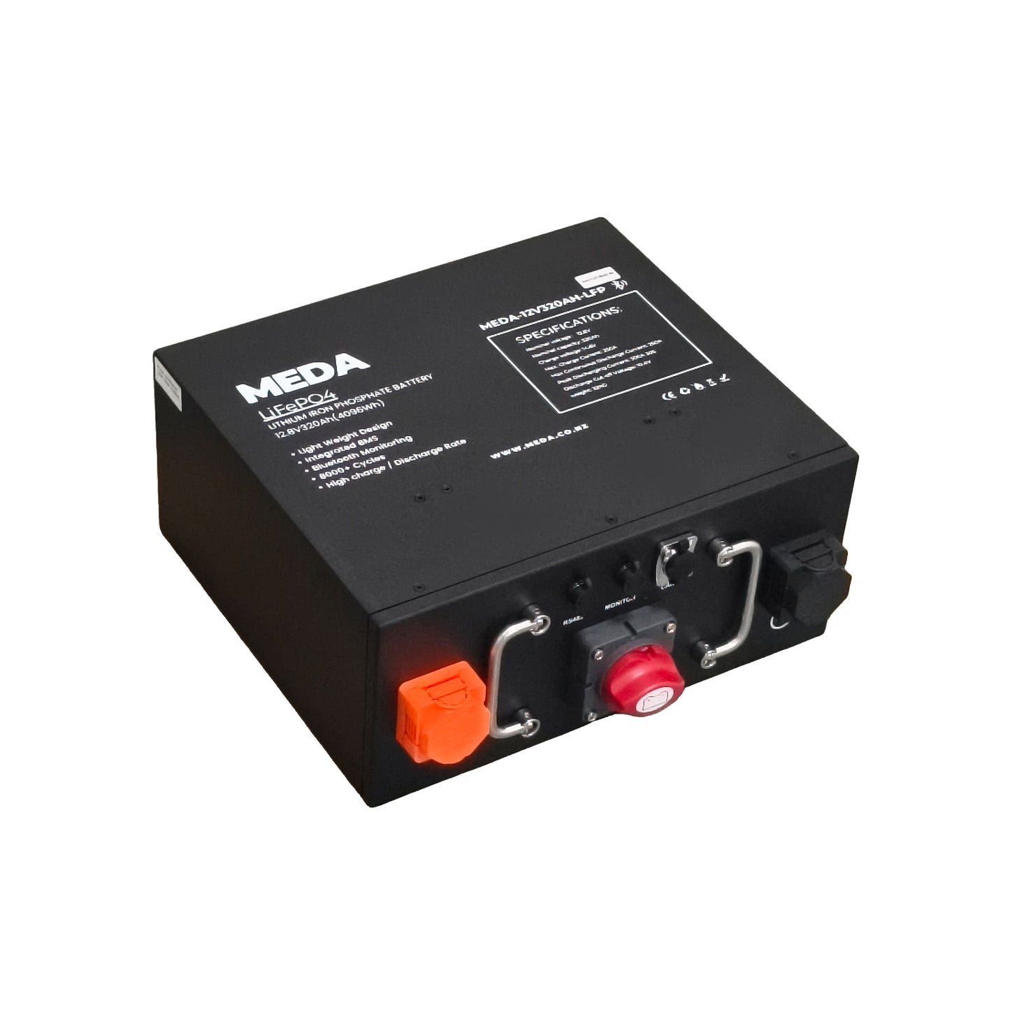 MEDA 12v 320ah Lithium Battery with Bluetooth