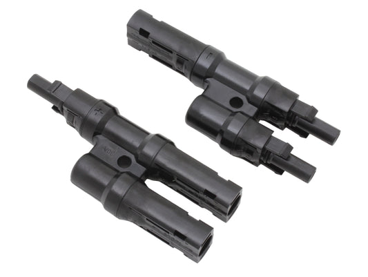 MC4 2-1 T Branch Connector - PAIR