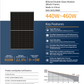 DAS 440W All-Black Bifacial Solar Panel