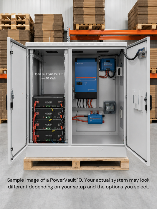 Powervault 15 cabinet open