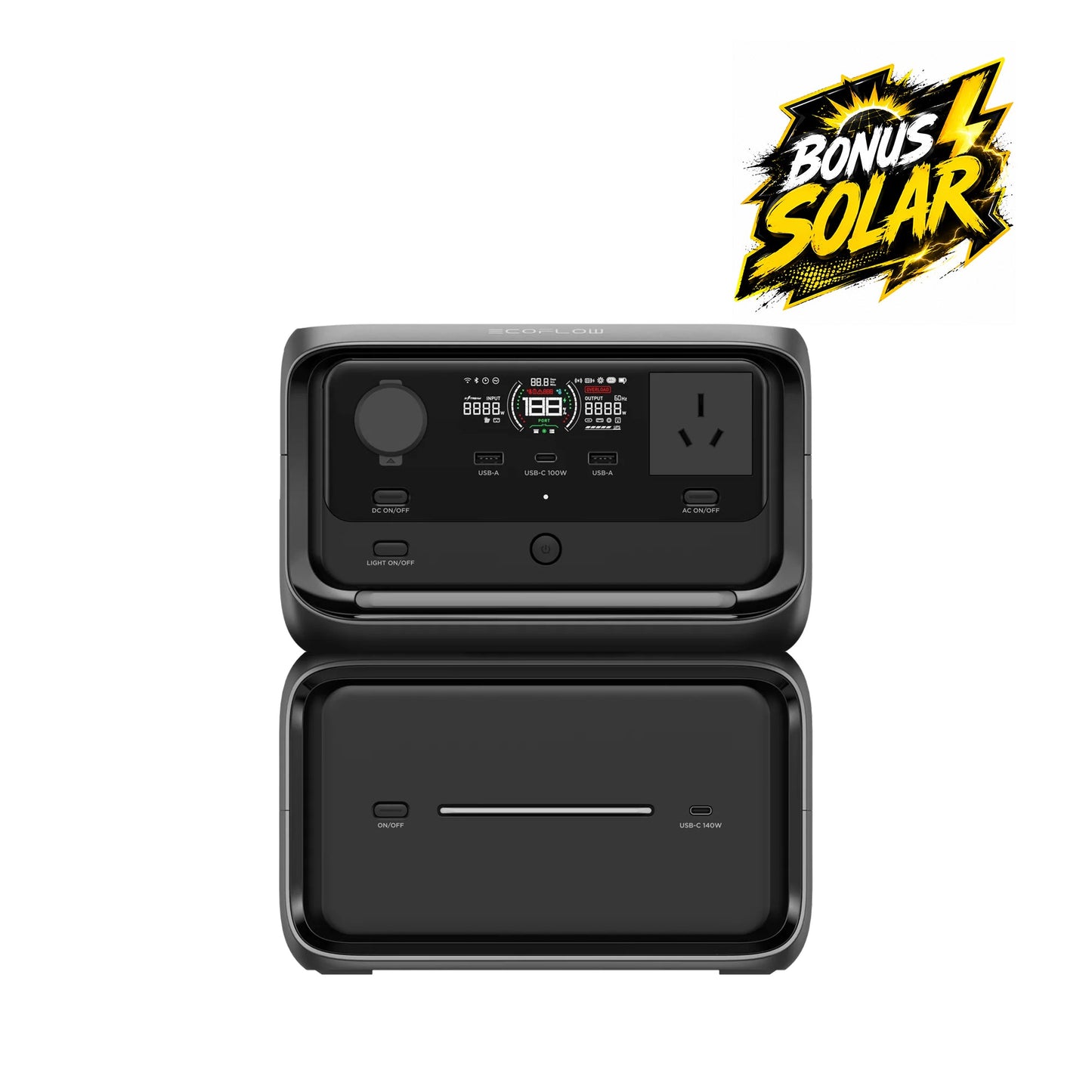 Ecoflow RIVER 3 Max Plus Portable Power Station | 600W | 858Wh