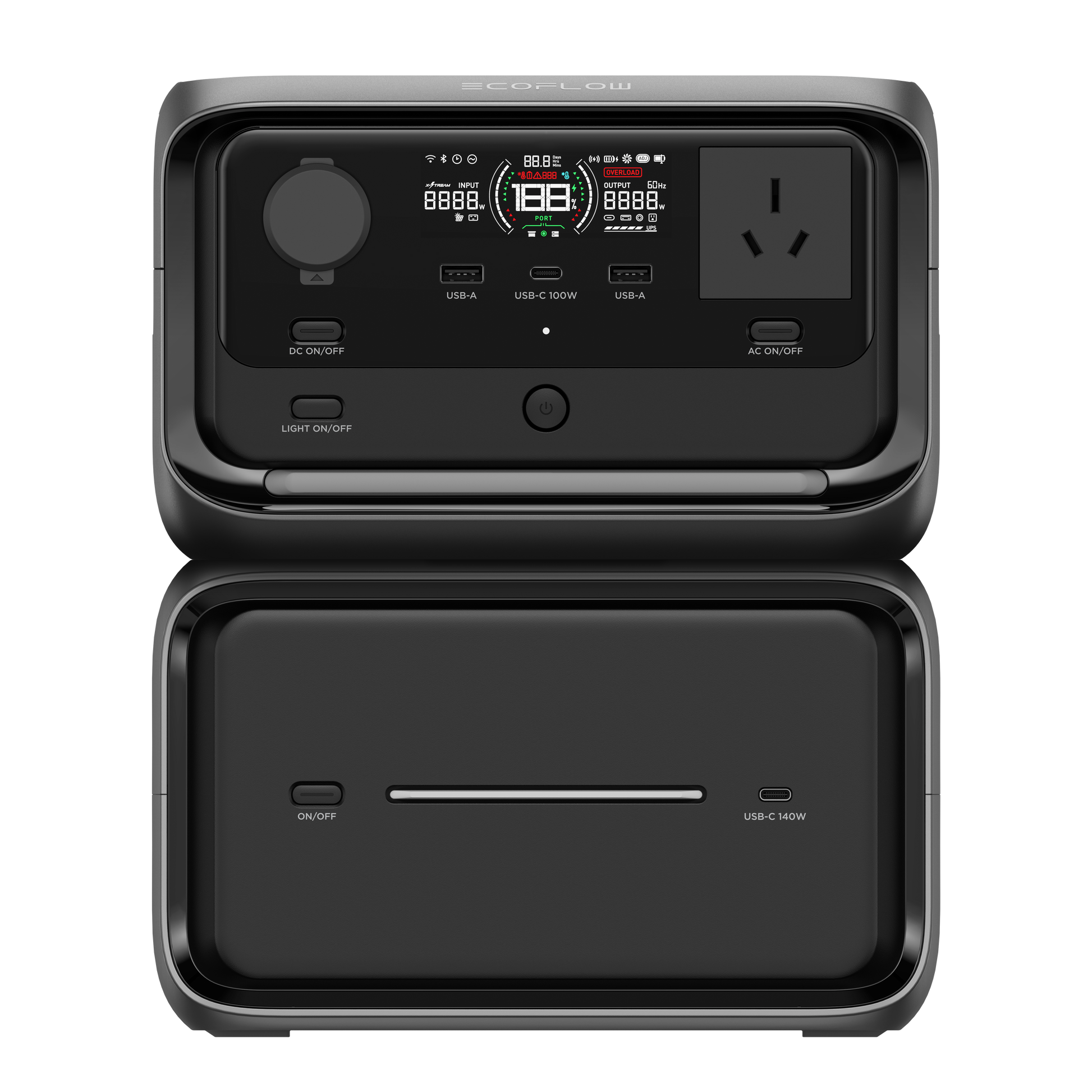 Ecoflow RIVER 3 Max Plus Portable Power Station | 600W | 858Wh